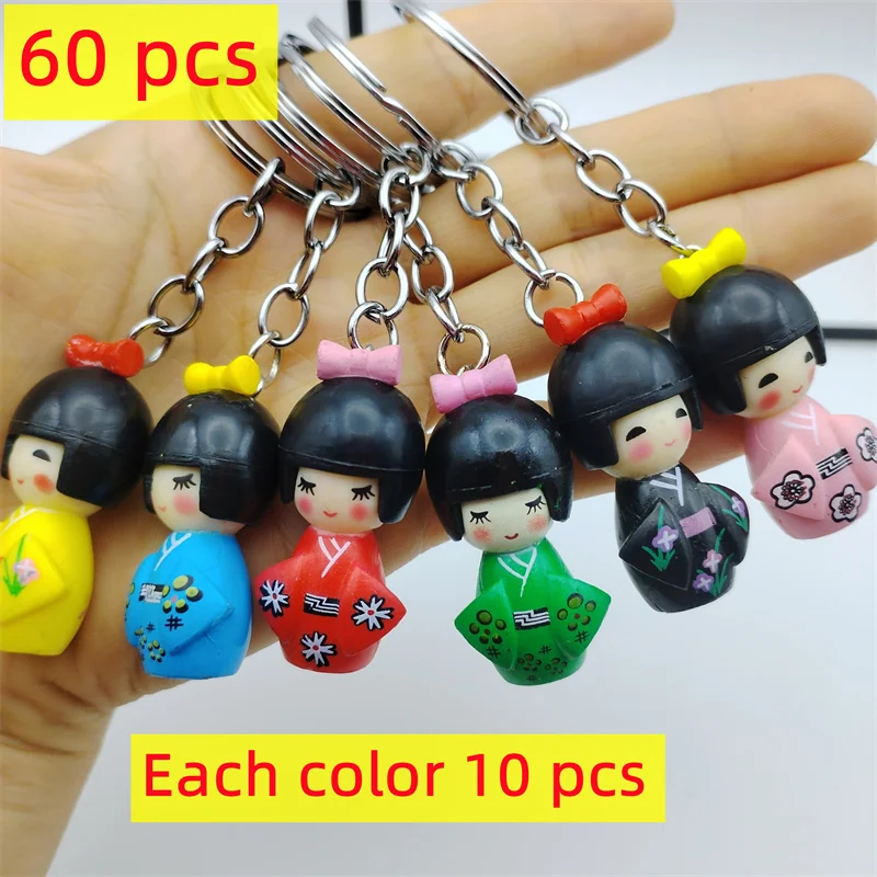 Wholesale60pcslotMobilePhoneCharmsJapaneseOrientalKokeshiDoll
