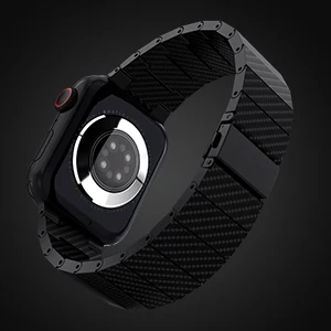高級カーボンファイバーバンド Apple Watch バンド 46