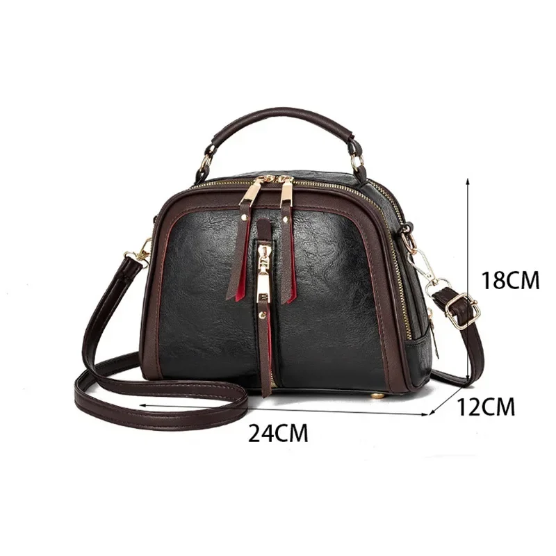 Shoulder Messenger Bag Ladies Pu Leather Shell Bag Luxury Alligator Pattern Women's Handbag Fashion Designer Bolsas Feminina