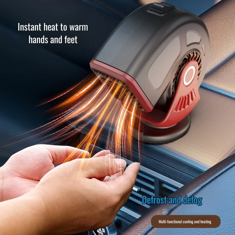 Car heater 12V24V mini car heater defogger defrost cold and warm dual-purpose electric
