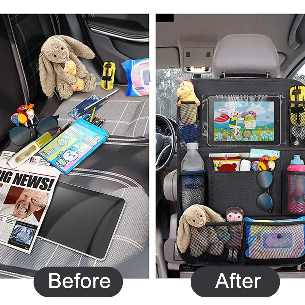 Car Backseat Organizer 600D Oxford Cloth Storage Pocket