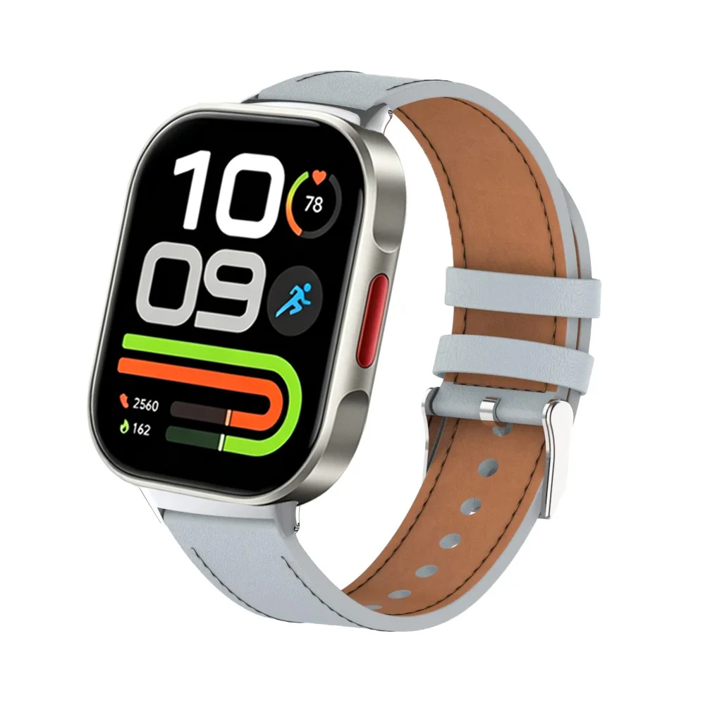 Breathable Leather Wristband - Premium Replaceable Strap Accessory 