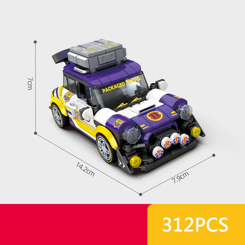 Speed Champion Scale Building Block City Vehicle Mini