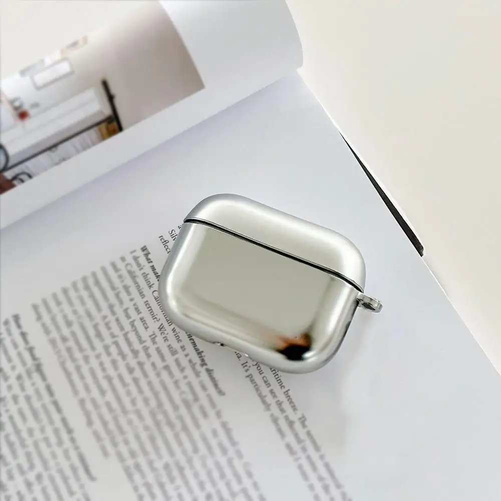 Silver Electroplating Earphone Case with Keychain Box