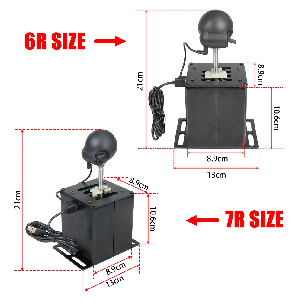 H Gear Shifter PC USB Simulator For Logitech G29/G25/G27/G920/G923 Thrustmaster T300RS/GT Steering Wheel For ETS2 Track Games gear shifter