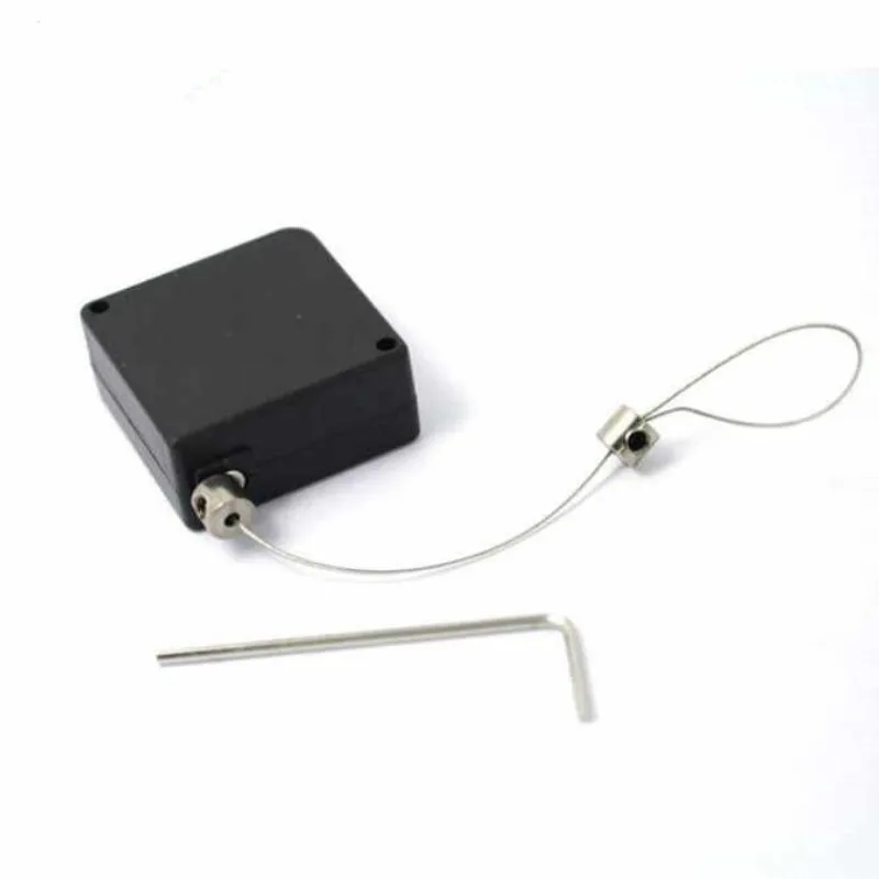 20 Pieces Mella Retractable Security Pull Box Anti Theft Holder Winder for Retail Display Show anti theft winding box