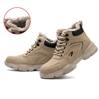 Winter safety shoes work man shoes Anti-Impact and Puncture-Resistant insulated and comfortable winter boots slip-resistant