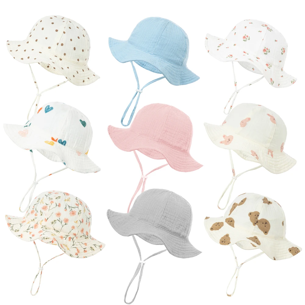 Cappellino Da Sole Per Bambini Con Tesa - Cappello A Secchiello Unisex Per Spiaggia E Outdoor, Morbido E Traspirante