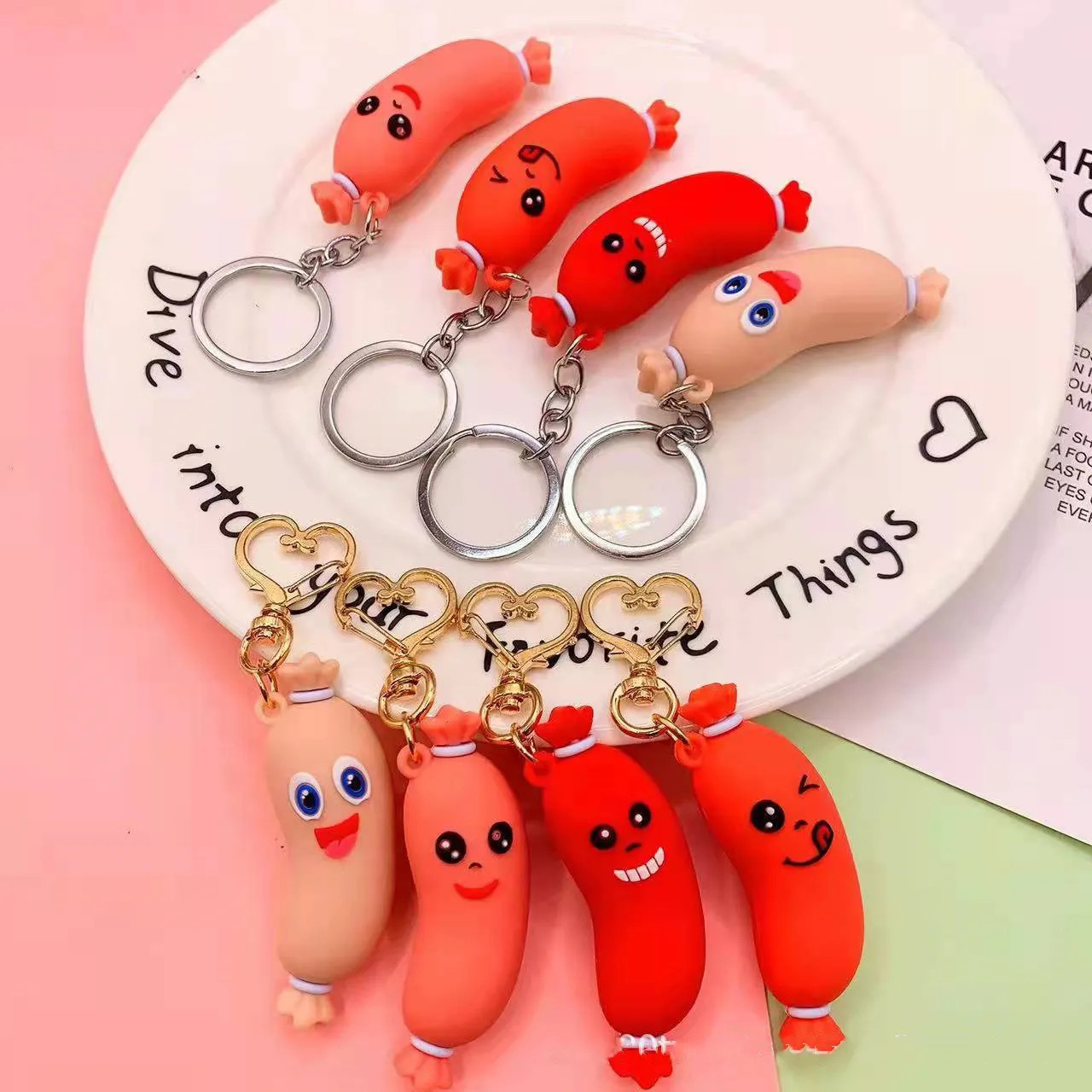  VALICLUD Lip Gloss Keychain 2pcs Stainless Steel Keychain  Letter Keychain Girl Keychain Best Friends Keychain Couples Keychains  Creative Key Rings Key Rings Ornaments Confidante Keychains : Home & Kitchen