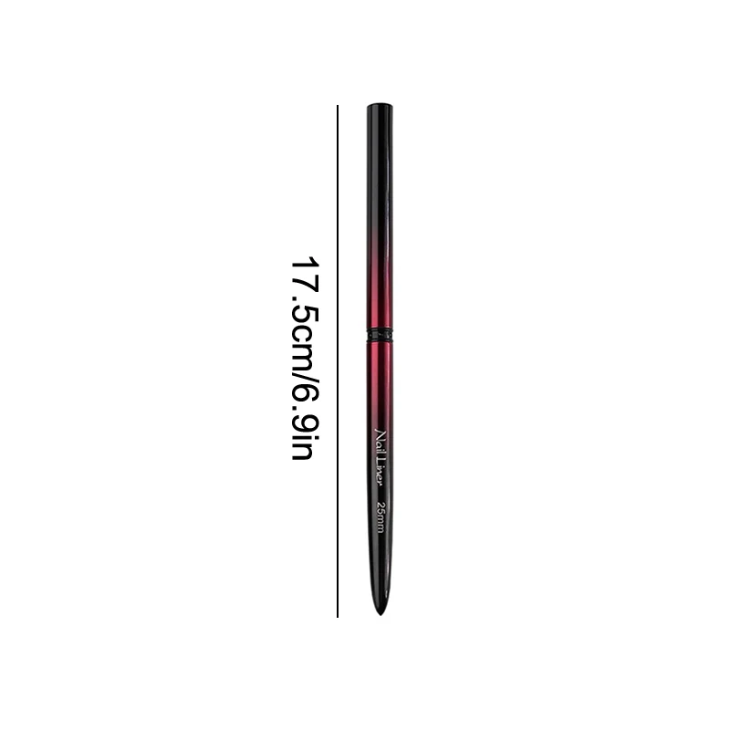 6/9/12/15/18/25mm Nail Liner Brush Handle Nail Art Pen Brush Drawing Lines Stripe Painting Flower Pen Art Manicure Tools