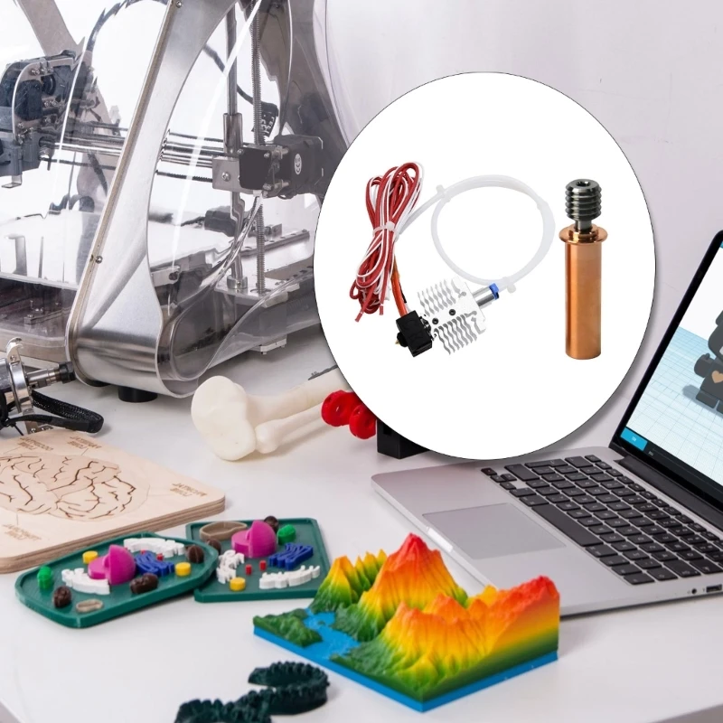 

Для Ender3 V2Neo Hotend Расширенный набор экструдеров Hotend с соплом 0,4 мм Hot End
