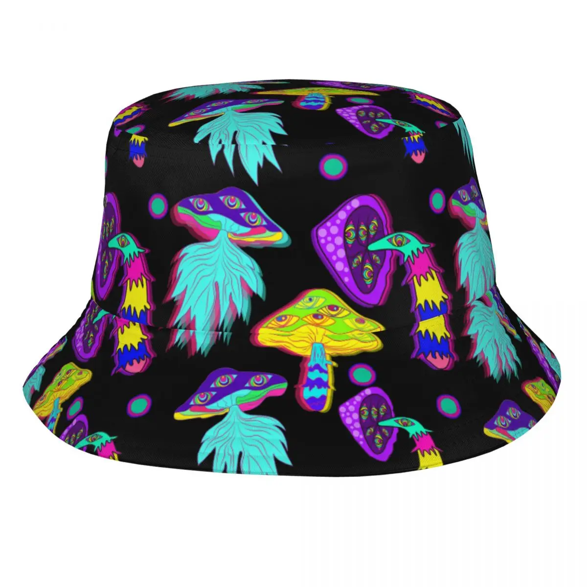 Magic Psychedelic Mushroom Color Bucket 
