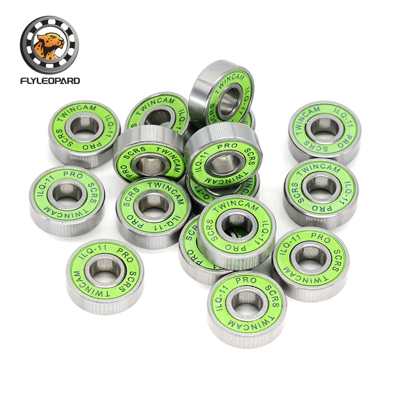 Rolamentos de Roda Deep Groove Roller Skate Green Seal Abec-9 Rolamentos de Esferas em Miniatura para Skate 608rs Ilq11 Pcs