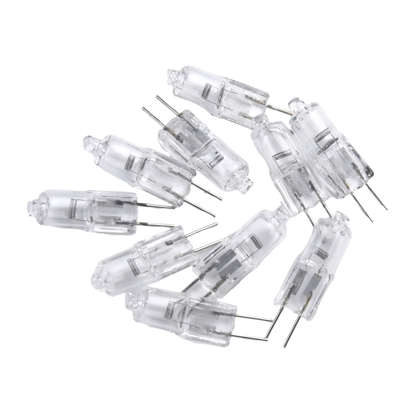 10Pcs G4 12V 5W/10W/20W/30W/50W 2900K Halogen Lamp 2 Pin Light Bulb for Fragrance Light Ceiling Desk halogen lamp bulb