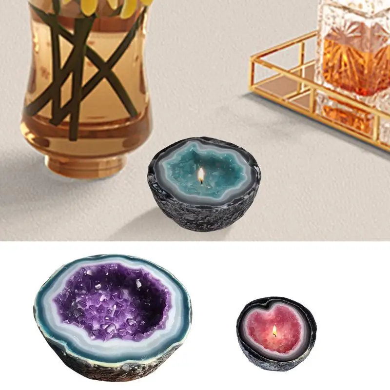 Candle Bowl Centerpiece Candle Bowl Outdoor Resin Retro Crafts Desktop Ornaments Decorative Balcony Patio Bowl For Engagement 2