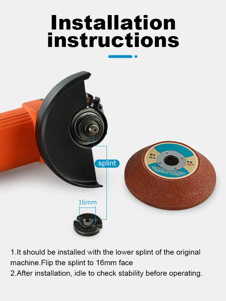 White Corundum Grinding Wheel Cup-Shaped Dia 97mm Diamond Grinding Cup Grinder Sanding Disc Abrasive Wheel for Carbide Metal