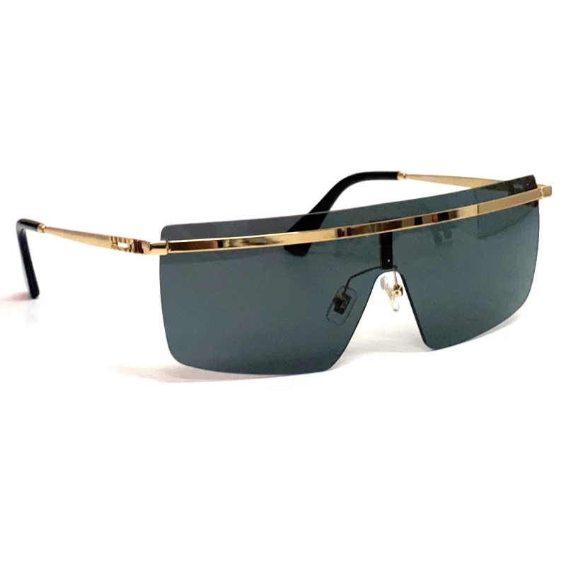 

Rimless Big Size Goggle Sunglasses for Women Brand Designer High Quality Oculos De Sol Masculino UV400 Shades Free Shipping