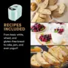 Gourmet EBM8103M Programmable Bread Maker Machine 3 Loaf Sizes, 19 Menu Functions Gluten Free White Wheat Rye French and m 6