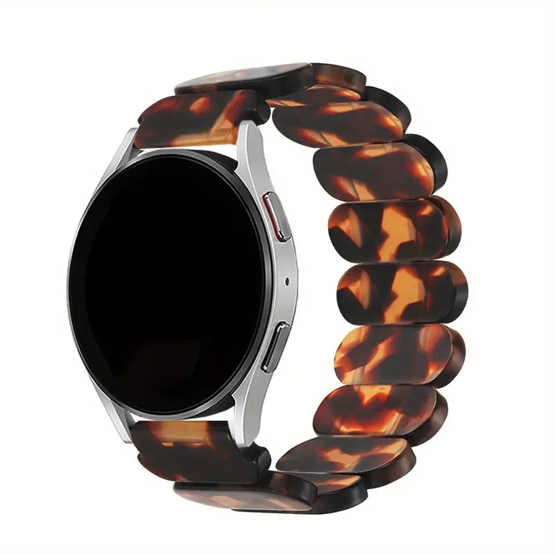 Sleek Resin Elastic Ring Strap - 20mm/22mm