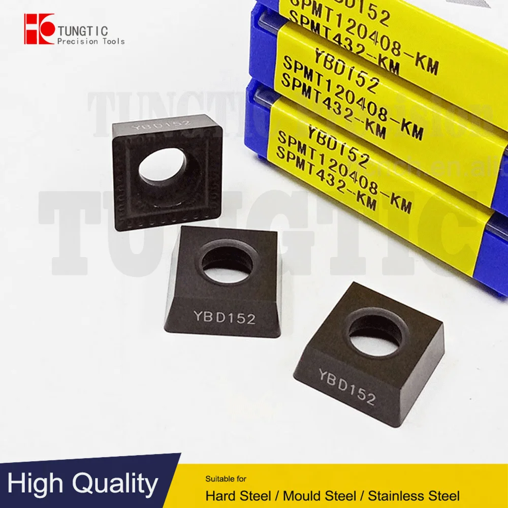 

SPMT120408-KM Milling Inserts Carbide Cutter For CNC SPMT 120408-KM