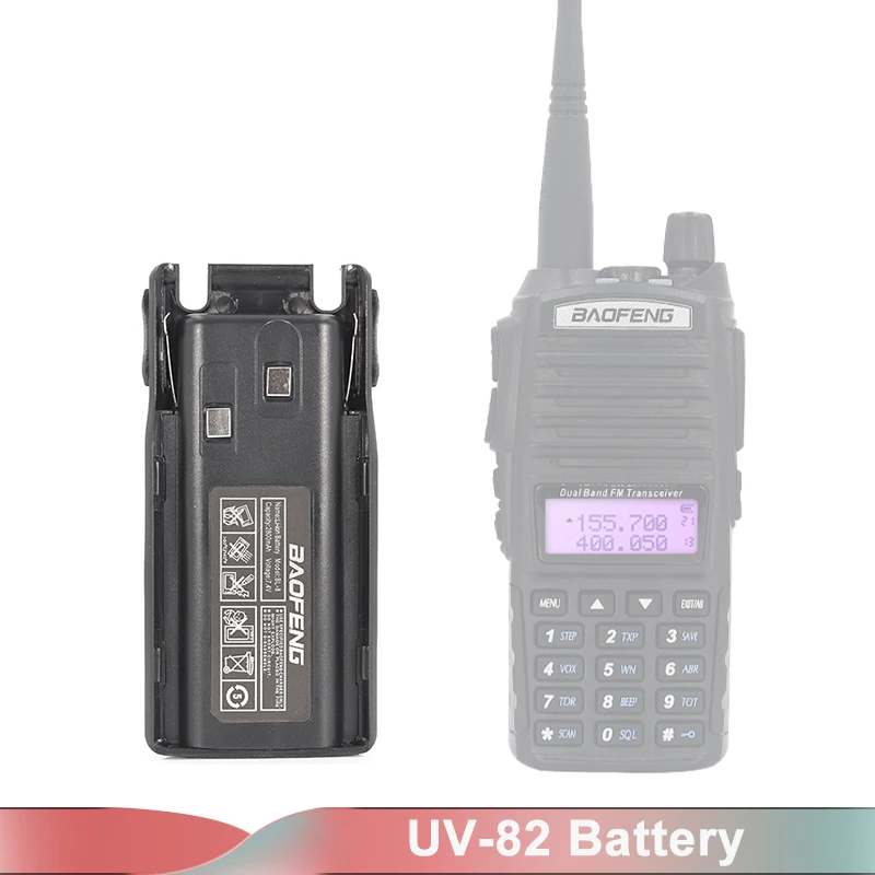 Baofeng UV-82 Li-ion Battery USB Type-C Charger 2800mah Enlarge 3800mAh BL-8 Original For Radio UV-8D UV-82HP UV-8D UV-82WX UV89 6