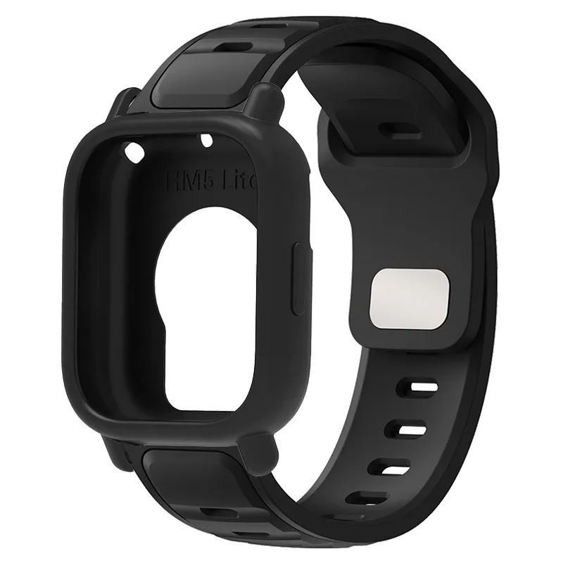 Silicone Sports Wristband with Strap