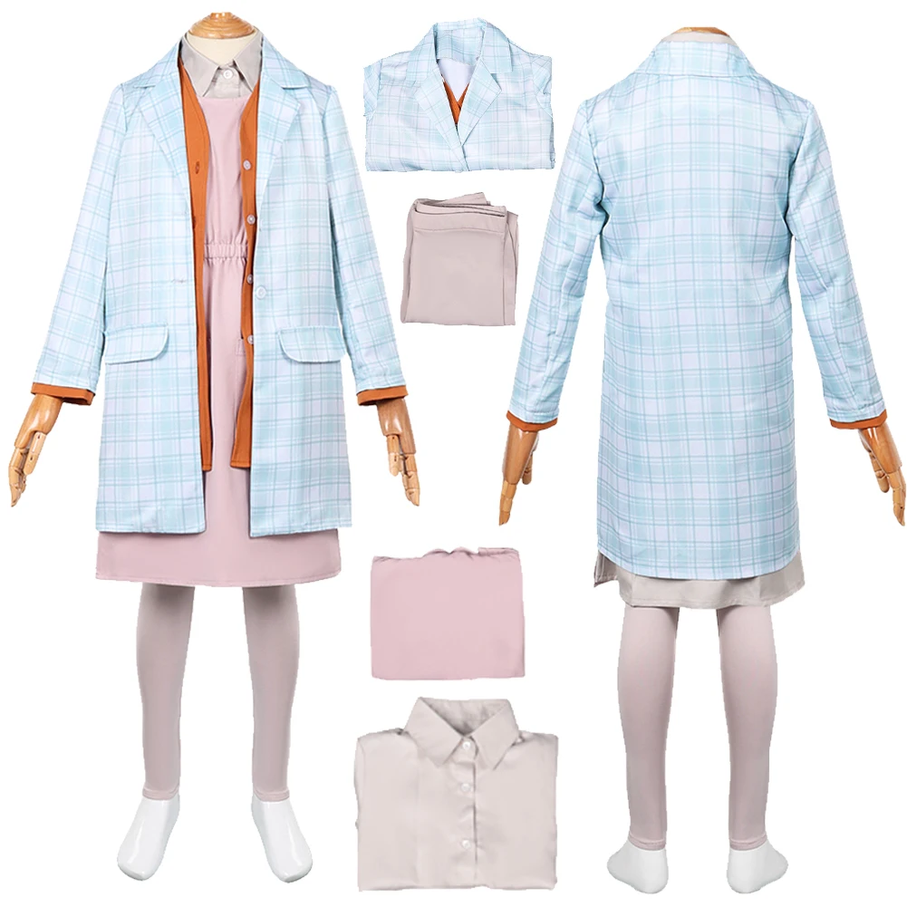 

Noodle Cosplay Kids Girls Fantsasy 2023 Movie Wonka Chocolate Factory Disguise Costume Children Halloween Roleplay Fantasia Suit