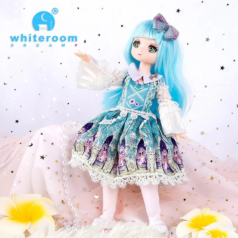 

1/6 Bjd Anime Style Dolls Ball Jointed Doll Full Set With Clothes Color Blue Eyes Shoes Kawaii Dolls Surprise Gift Toys For Girl