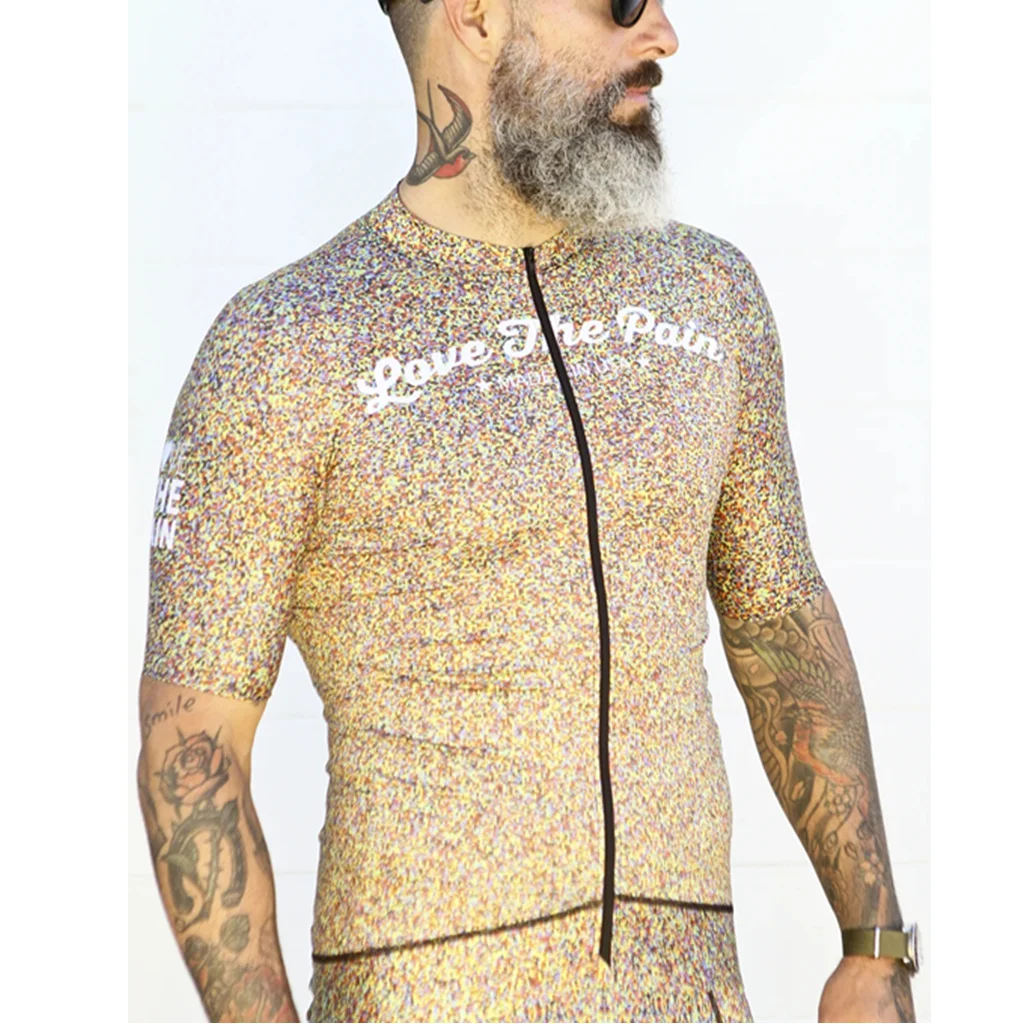 thumbnail image 1 of Maillot de ciclismo para hombre Love The Pain, camisetas de manga corta Aero Race Classic, camisetas de motocross, descenso, Mtb, maillot ciclismo, 1 of 5