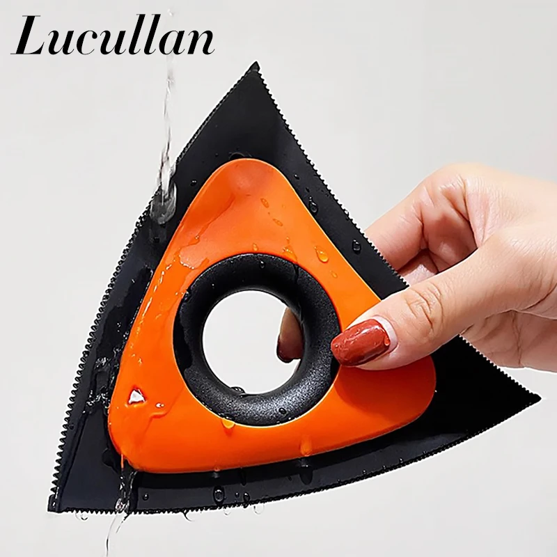 Pet Hair Remover Brush Lucullan Mini Triangle For Home Fabric Car Interior Detailing Handheld Reusable Fur Lint Removal