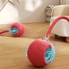 Super Deal Cat Interactive Ball Toy Automatic Rolling Ball with Tail Rechargeable Smart Pet Interactive Toy Intelligent Mouse