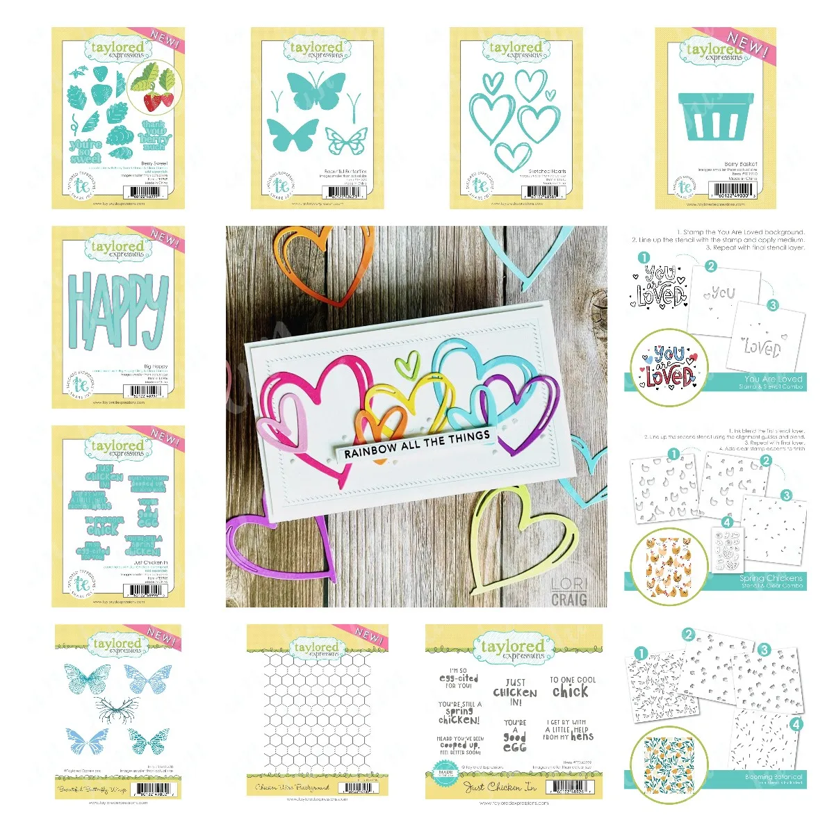 Stencil O Plantilla En Capas - Dahlia - Cosas Lindas