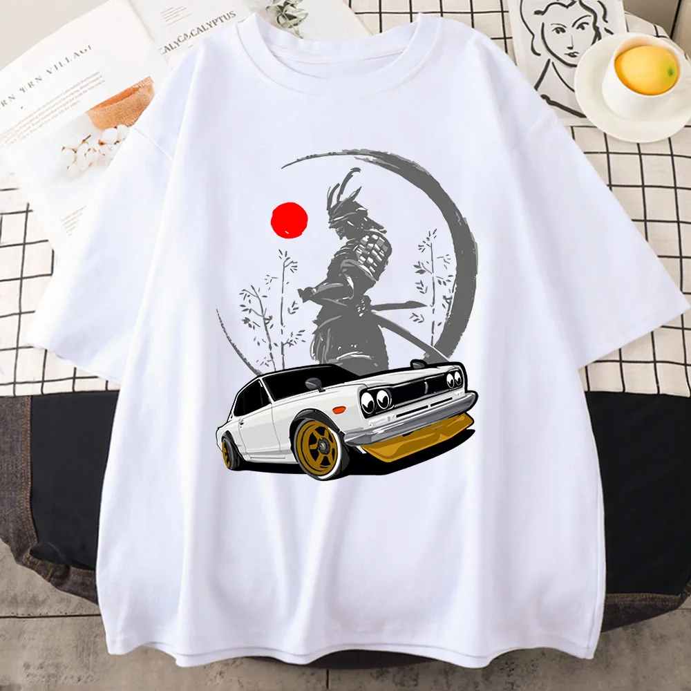 

Initial D Tee-shirt 100% Cotton T Shirt Street Racing Awesome Japanese Manga Short Sleeves Streetwear Print Tshirt Plus Size Men