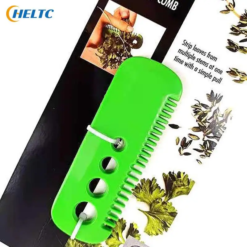 Kitchen Vegetable Leaf Peeler Herb And Kale Stripping Comb Multi-Function Gadget Leaf Remover 1PCS fruit vegetable peeler vegetable stripper