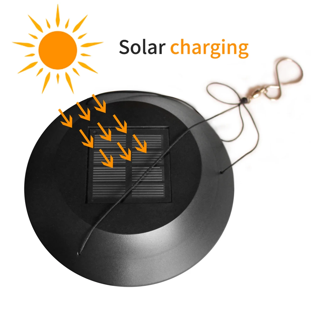 Solar Power Color Changing LED Wind Chime Lamp for Garden