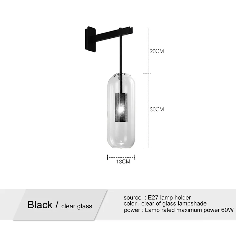 Black Clear Glass