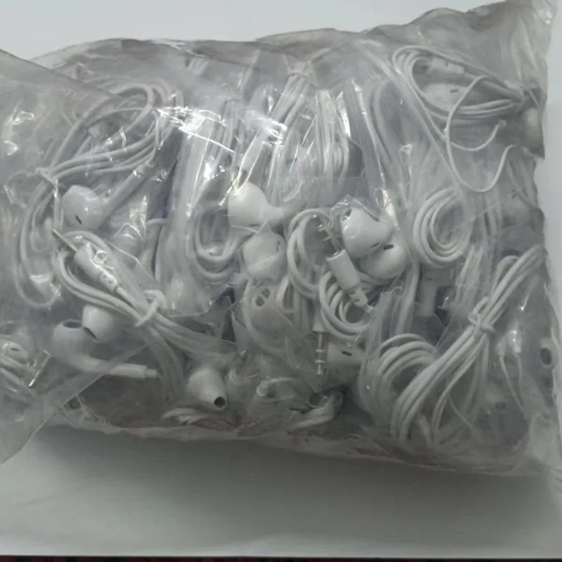 MP3/MP4 3.5mm Wired Earphones without Microphone Music Earphones for Mobilephone Headset Gift 1.1 Meter Line 6