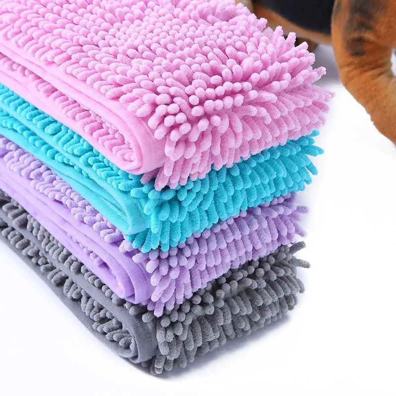 Chenille Pet Quick-Dry Towel 2