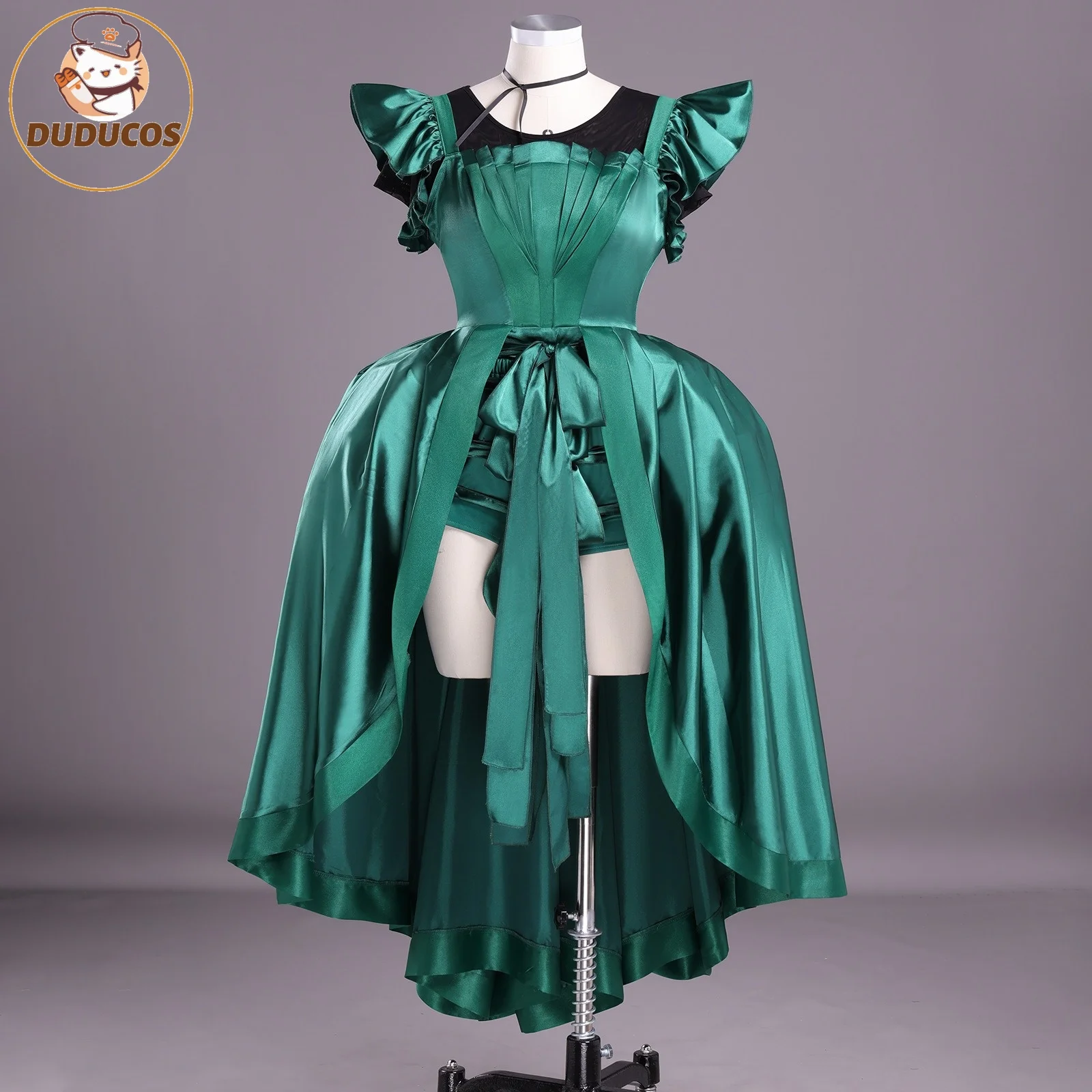 green emerald velvet dress Lace Appliqu Quinceaera Ballgown