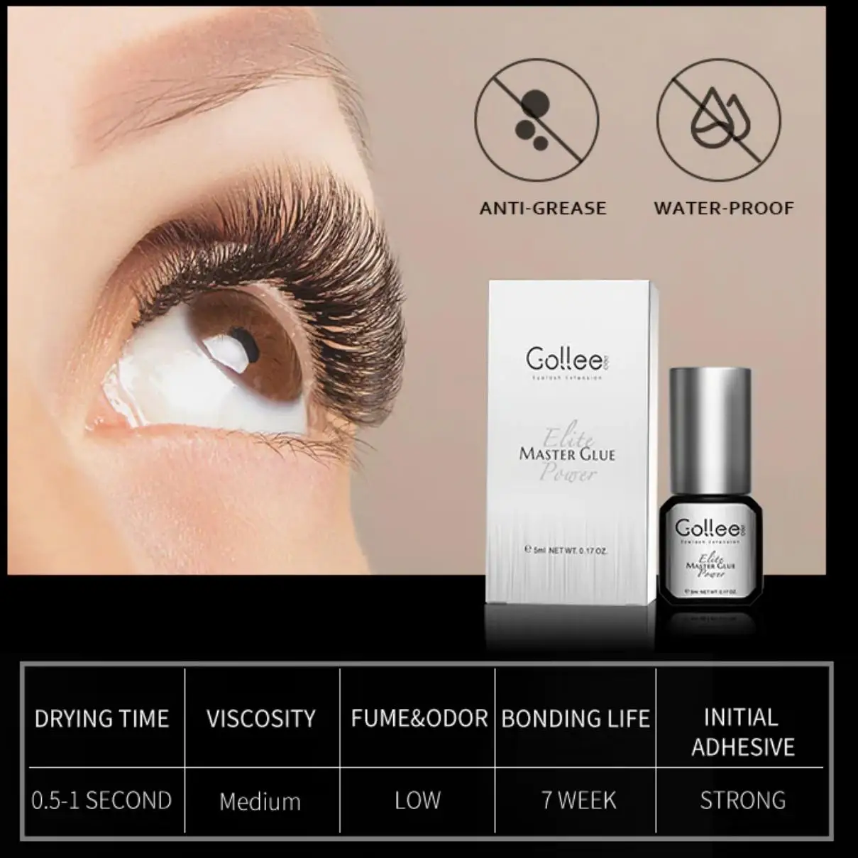 OW Lashes Professional 1-2 Seconds Elite Power Bond Eyelash Extension Glues