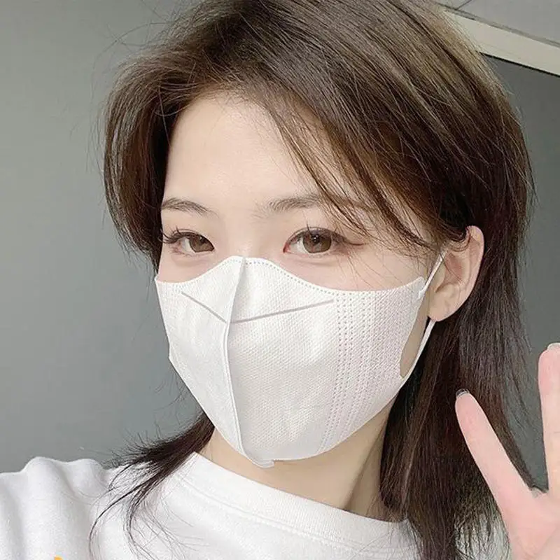 Détail du filtre d'un masque FFP2, protection respiratoire efficace pour achat en lot.