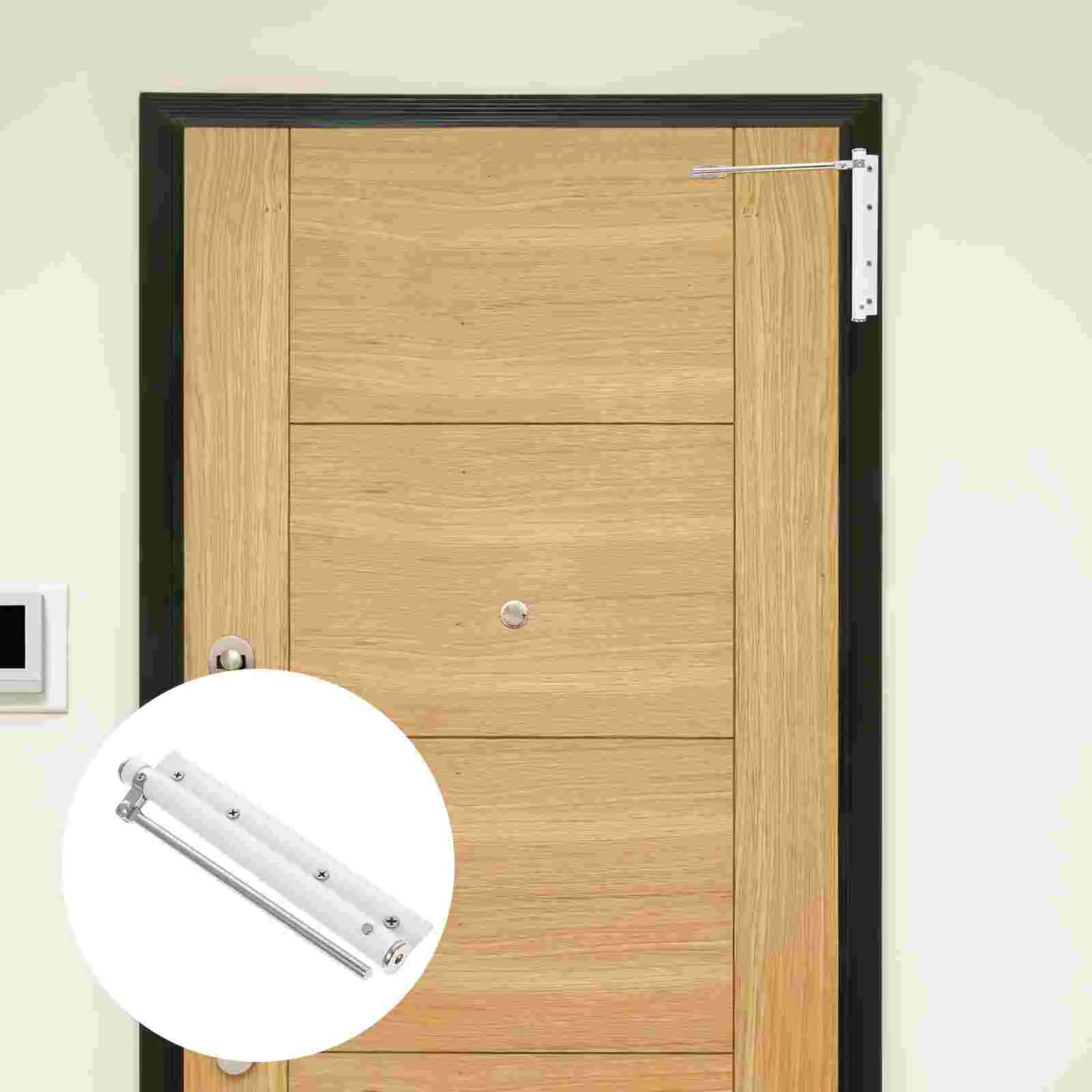Door Closer Door Closers Residential Heavy Duty Automatic Stainless Steel Spring Loaded Screen Commercial White