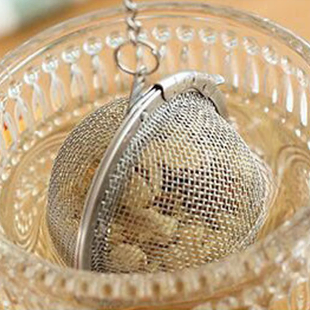 Tea Infuser Fine Mesh Stainless Steel Reusable Kettle Strainer Holder Spices Ball Filter Drinkware Teahouse Accessories tea infuser