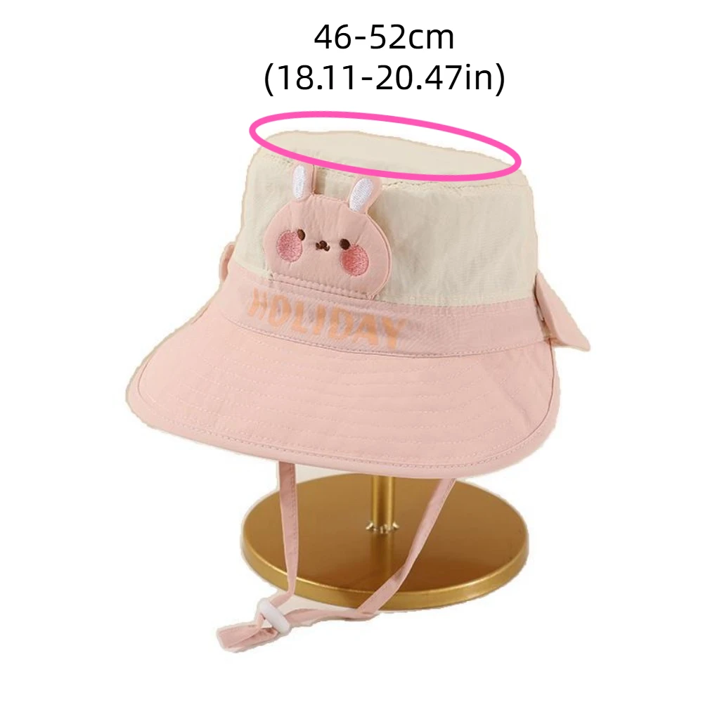 Korean Style Wide Brim Peaked Cap Breathable Cartoon Animals Baby Sun Protection Hat Sunscreen Quick Dry Children Fishman Hat