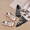 Girls Sandals 2025 Summer New Fashion Rhinestone Children's Roman Sandals Anti-sliperry Soft Kids Princess Beach Shoes G980 2