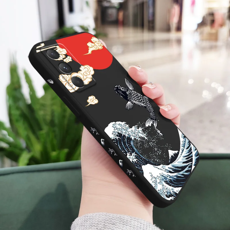 Ocean Carp Design Phone Case - Artistic Protective Cover