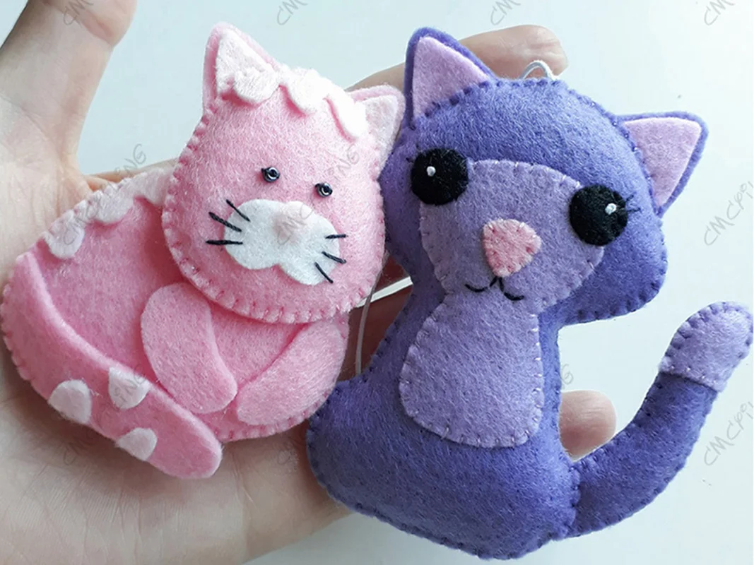 6Pcs/Lot 25cmx28cm CMCYILING Felt Set Soft Fabric For Needlework DIY Sewing Dolls Crafts Polyester Cloth Handmade Material