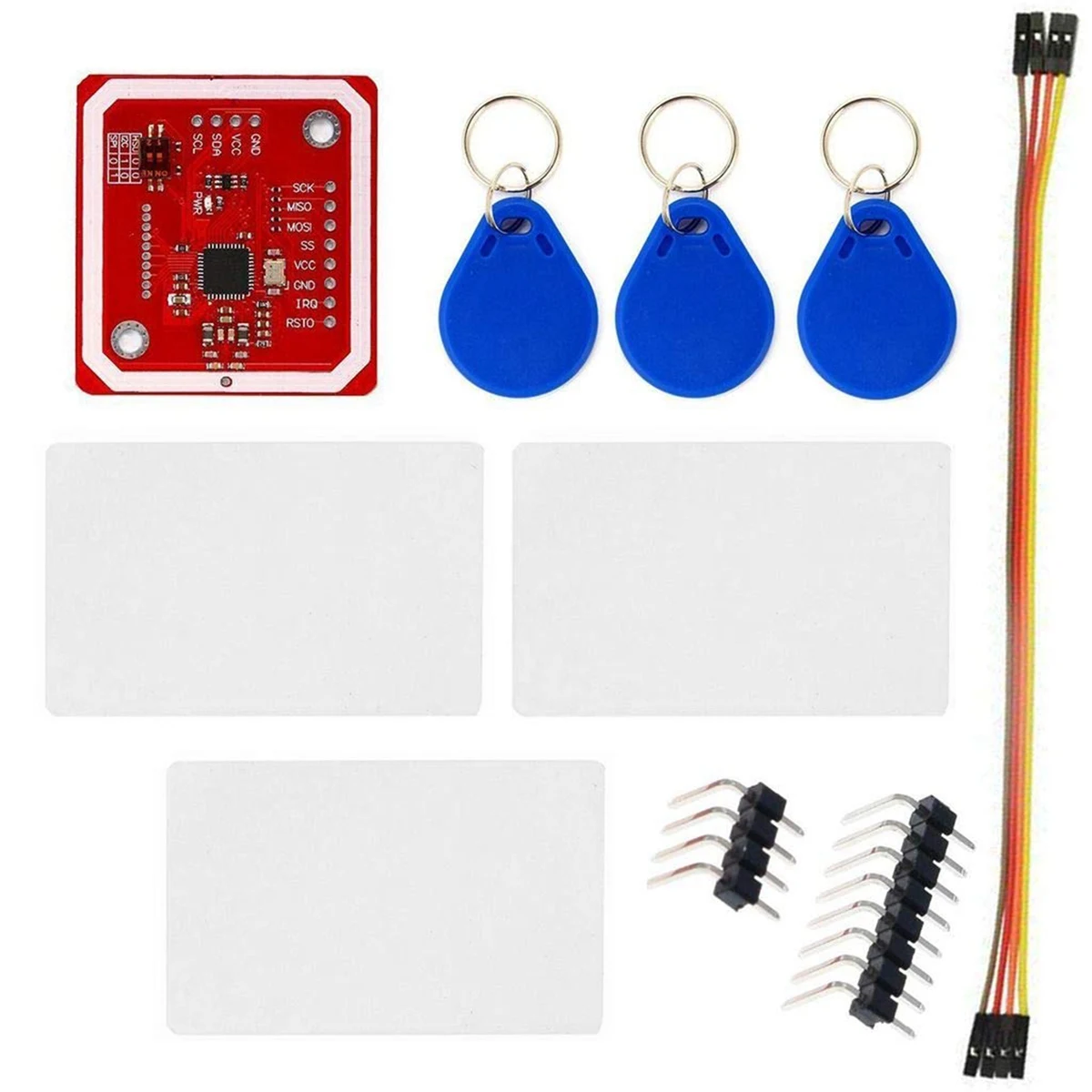 

Near Field Communication Reader Module Kit PN532 NFC NXP RFID Module V3 Kit I2C SPI HSU with S50 White Card Key Card