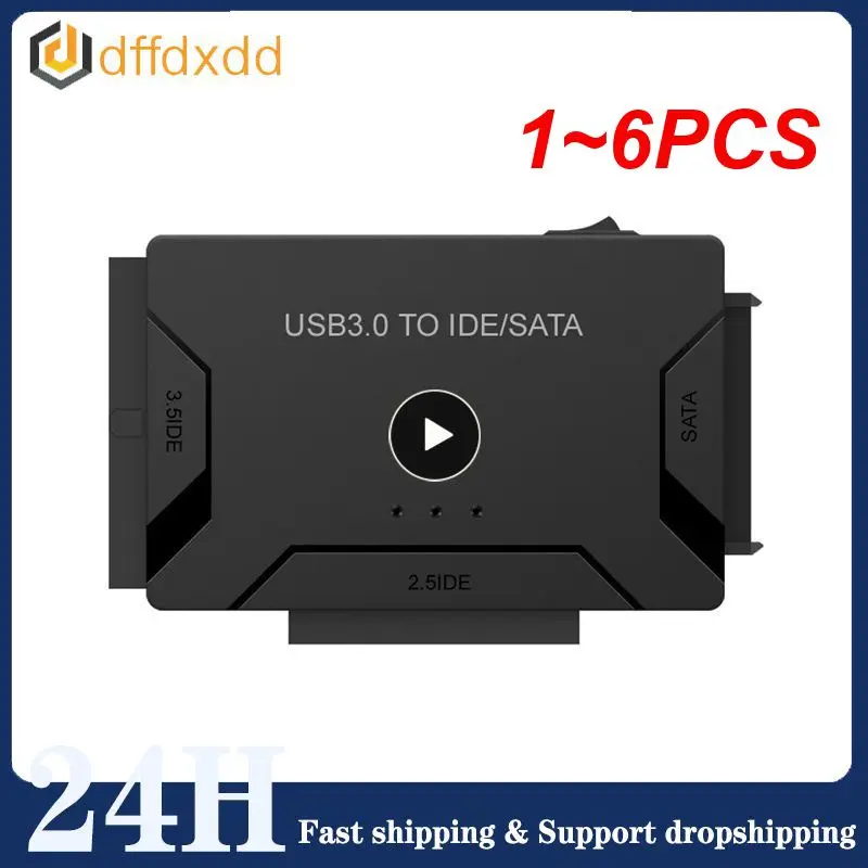 

1 ~ 6 шт. Sata к USB 3,0 конвертер для 2,5/3,5 дюйма внешнего SSD HDD кабеля IDE SATA адаптер для ПК Macbook USB 3,0 к SATA IDE 3