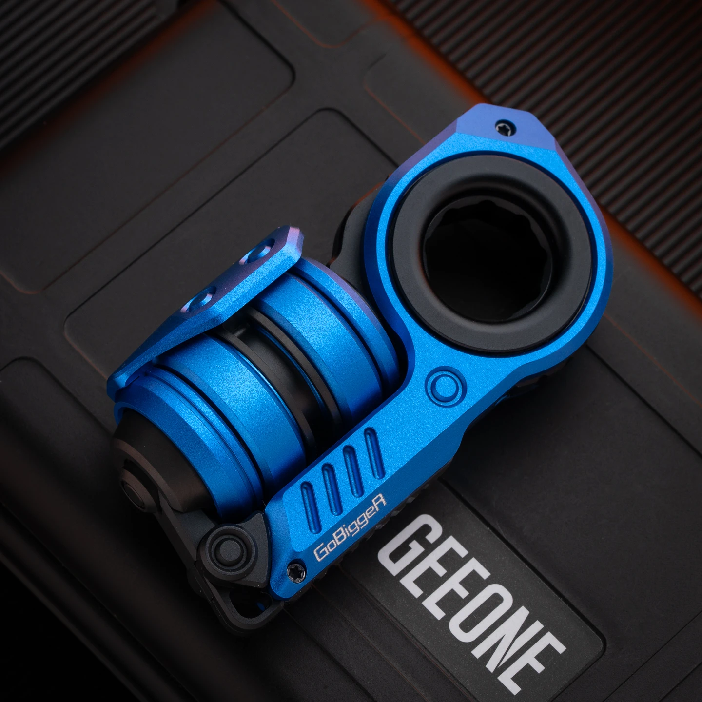 「正規品」GoBiggeR Sinian Ss＋pei製　フィジェットトイEDC GoBiggeR Sinian オーロラ S.S PEI プッシュスライダー多機能